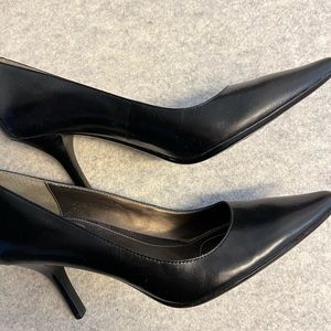 Calvin Klein nearly new black shoe worn twice